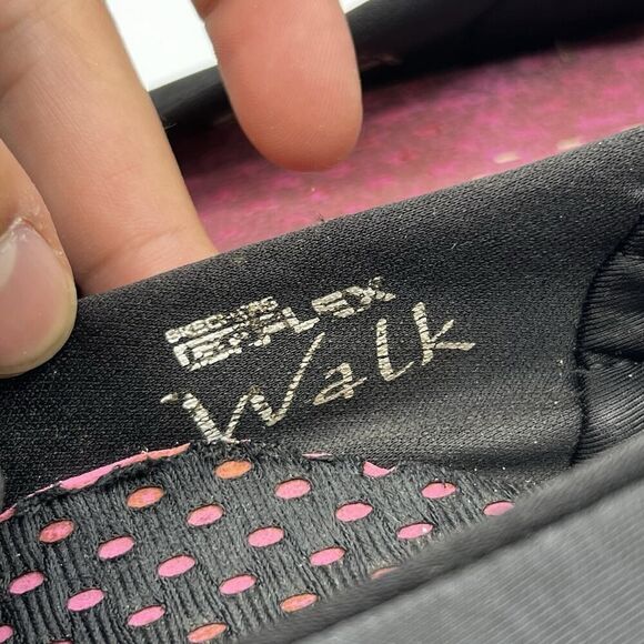 Skechers GoFlex Quick Fit Black Womens Size 8.5 Slip On Shoes Goga Mat 14018 - Picture 14 of 14